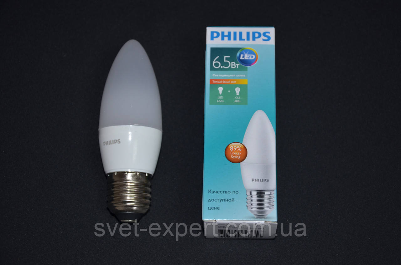 ESS LEDCandle 6.5-60W E27 827 B38NDFRRCA Philips світлодіодна свічка