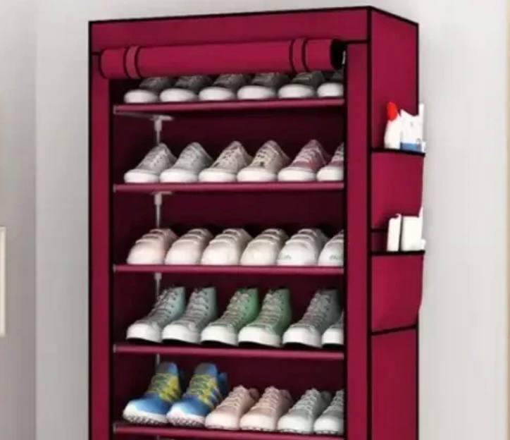 Тканинний органайзер шафа для зберігання взуття Shoe Cabinet 6110 , Взуттєвий складаний стелаж