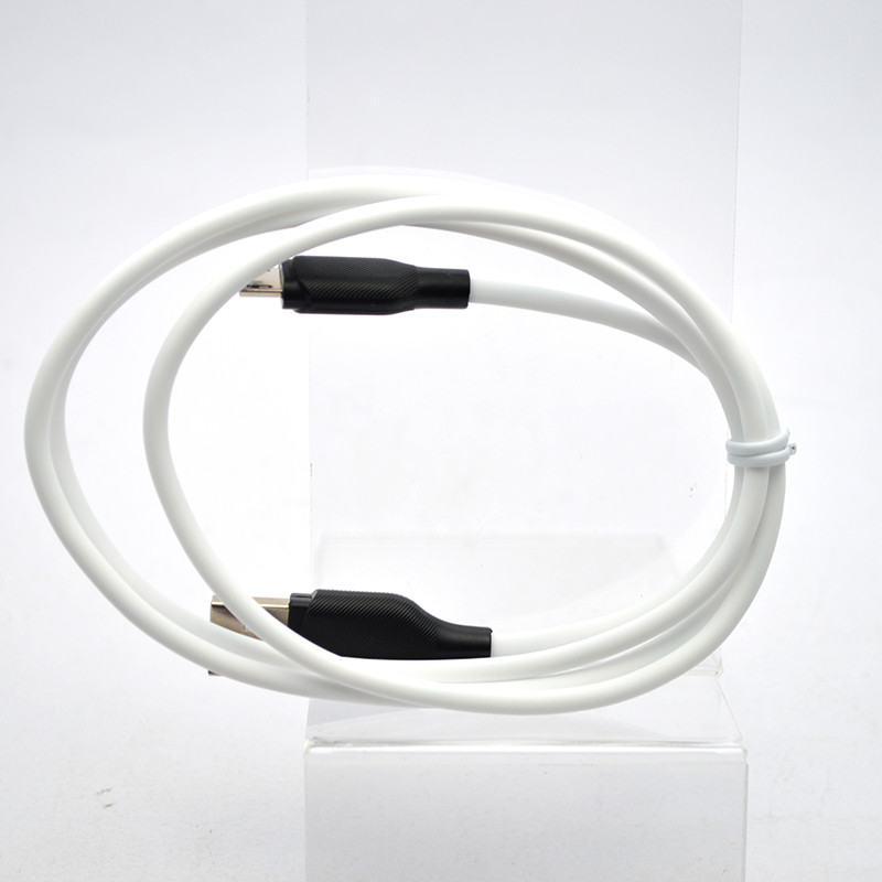 Кабель Tornado TX9 Silicon Cable Micro USB 2,4A 1M White, фото 2