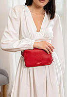 Кожаная женская поясная сумка Dropbag Mini красная BlankNote EV, код: 8117046