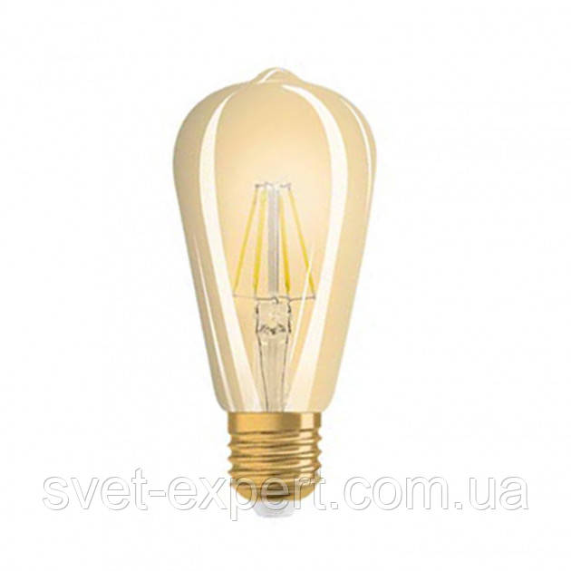 OSRAM 1906LEDison 4W/824 230V FILGD E27 филаментная Gold