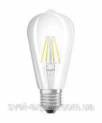 OSRAM RFLEDISON60 6W/827 230V FIL E27 806lm филаментная