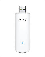USB-адаптер WiFi дводіапазонний BrosTrend WiFi 6 AX1800 Мбіт/с  5 ГГц 2,4 ГГц Уцінка