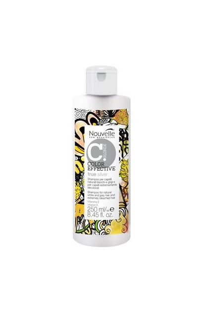 Шампунь Nouvelle True Silver Shampoo для попелястого волосся з вітаміном Е 250мл