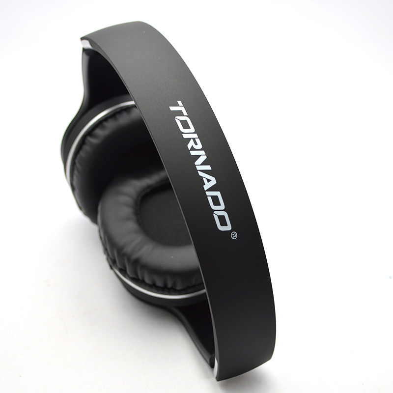 Безпровідні великі навушники (Bluetooth) Tornado TSB-1 SoundPrey1 Bluetooth Black, фото 4