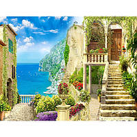 Картина за номерами 40x50 см DIY Середземноморський дворик (FRA 73530)