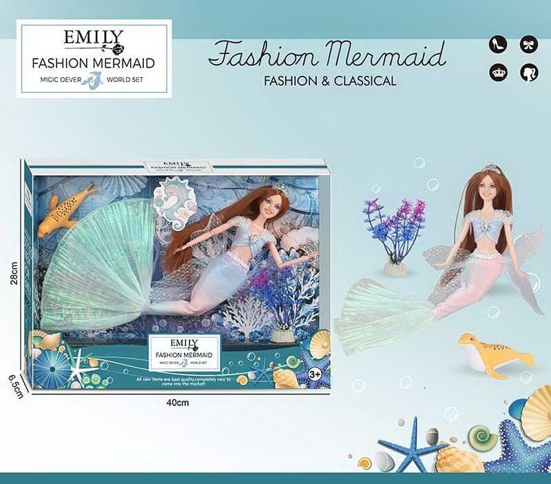 Лялька QJ 137 A "Русалонька", висота 30 см, фігурка морського мешканця