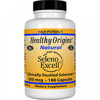 Комплекс Селен и Молибден Healthy Origins Seleno Excell Selenium 200 mcg 180 Caps ST, код: 7517855