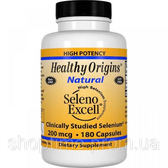 Комплекс Селен і Молібден Healthy Origins Seleno Excell Selenium 200 mcg 180 Caps ST, код: 7517855