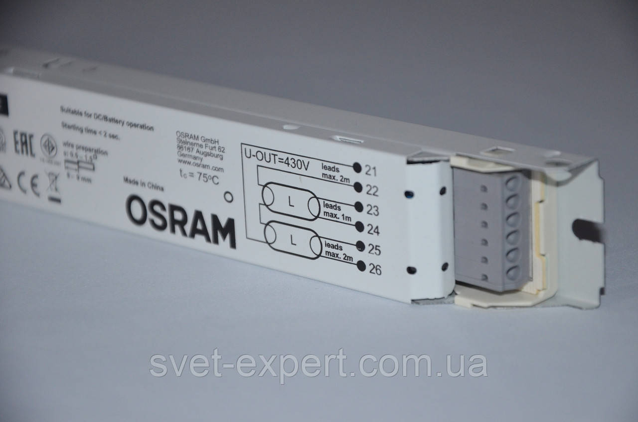 БАЛАСТ QT-FIT 5/8 2X54-58/220-240 ПРА Osram ЕЛЕКТРОННИЙ - фото 7 - id-p1955810594