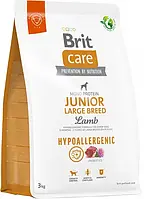 Brit Care Junior Large Breed Lamb & Rice корм для цуценят великих порід з ягням та рисом 3 кг