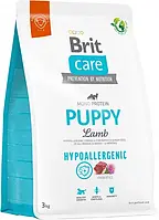 Brit Care (Бріт Кеа) Puppy Lamb & Rice - сухий корм для цуценят всіх порід з ягням і рисом 3 кг