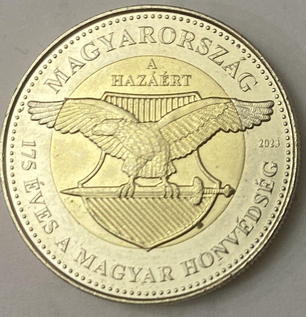 Монета Венції 100 форинтів 2023 р. Озброєні сили, фото 1