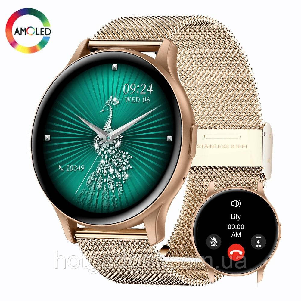 Смарт-годинник SENBONO MAX11 (дзвінки, тонометр, пульсоксиметр) AMOLED екран, фото 1