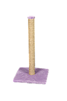 Когтеточка (дряпка) Мур-Мяу Столбик в джутовой веревке Сиреневая AT, код: 5866213
