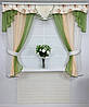 Кухонний набір штор "Сідней" Зелений №2, фото 7