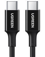 Кабель Ugreen US300 Type-C - Type-C 100W 5A Cable 1м (Black) (6689236) VA, код: 6761463