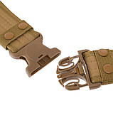 Тактичний поясний ремінь Tactical Belt ZK-1 125x5,5 см, фото 9