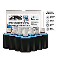 Чернила BARVA Canon CLI-521/CL-511 Cyan 10x100мл ServicePack (C521-1SP-C)