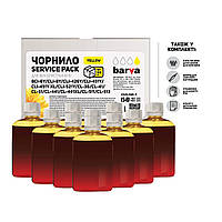 Чернила BARVA Canon CLI-521/CL-511 Yellow 10x100мл ServicePack (C521-1SP-Y)