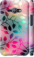 Пластиковый чехол Endorphone Samsung Galaxy J1 Ace J110H Листья Multicolor (2235m-215-26985) OB, код: 7776897