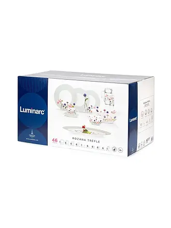 Сервіз Luminarc ROZANA Trefle 45 предметів, фото 3