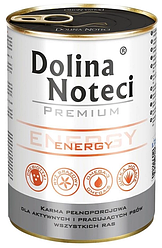 Вологий корм для активних та робочих собак зі свининою Dolina Noteci Premium400 г