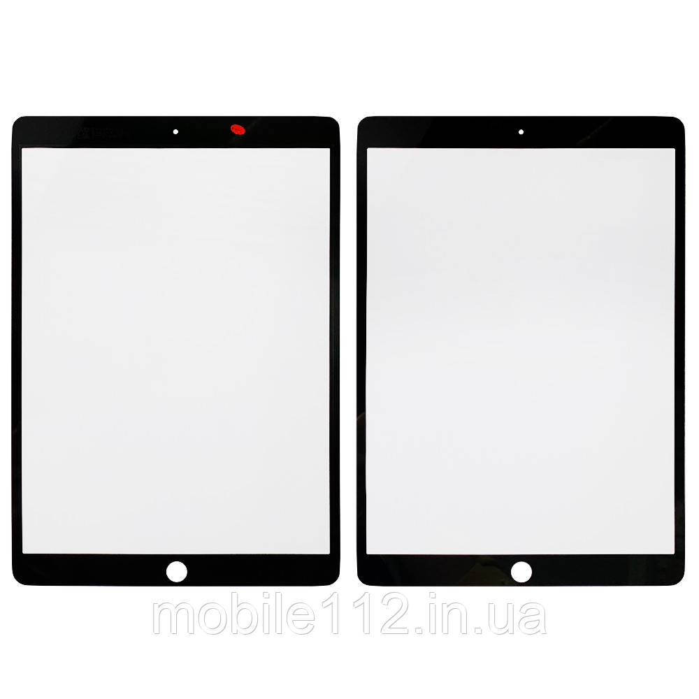 Скло дисплея Apple iPad Air 3 2019, iPad Pro 10.5 2017 чорне OCA Pro з плівкою