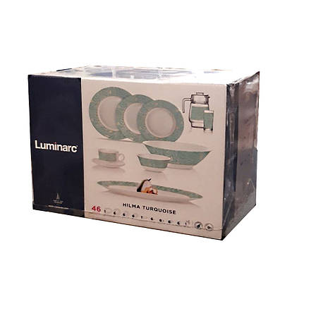 Сервіз Luminarc ESSENCE HILMA TURQUOISE 45 предметів, фото 3