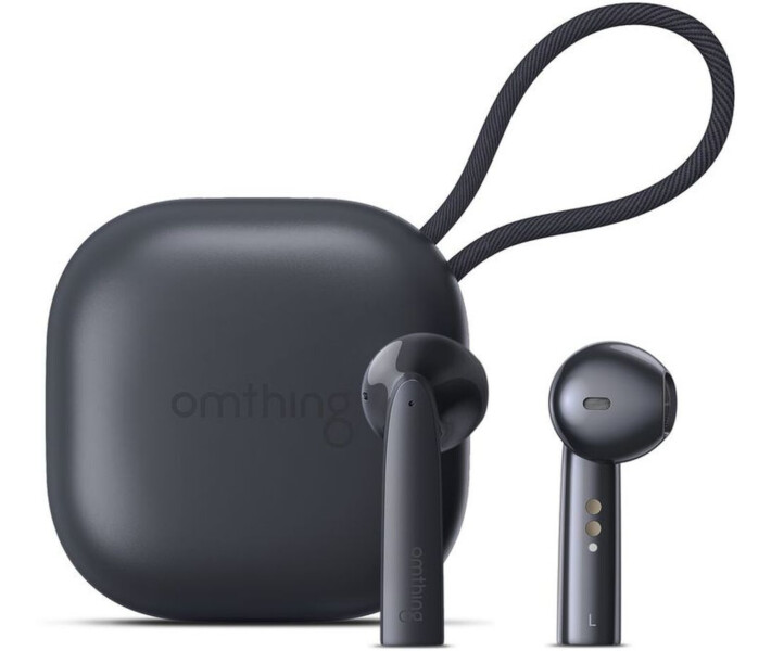 Bluetooth навушники Omthing AirFree Pods TWS (EO005) Black
