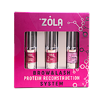 Zola Набір для ламінування Brow&Lash Protein Reconstruction System