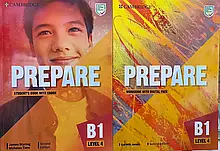 9 клас  Prepare! Level 4 Student's Book + Workbook (підручник + робочий зошит)  Лінгвіст