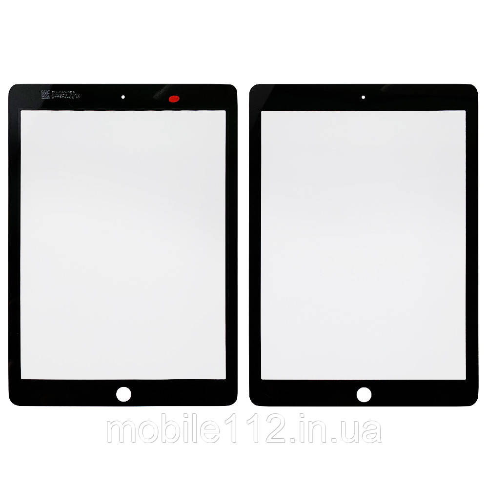 Скло дисплея Apple iPad Pro 9.7" чорне OCA Pro з плівкою
