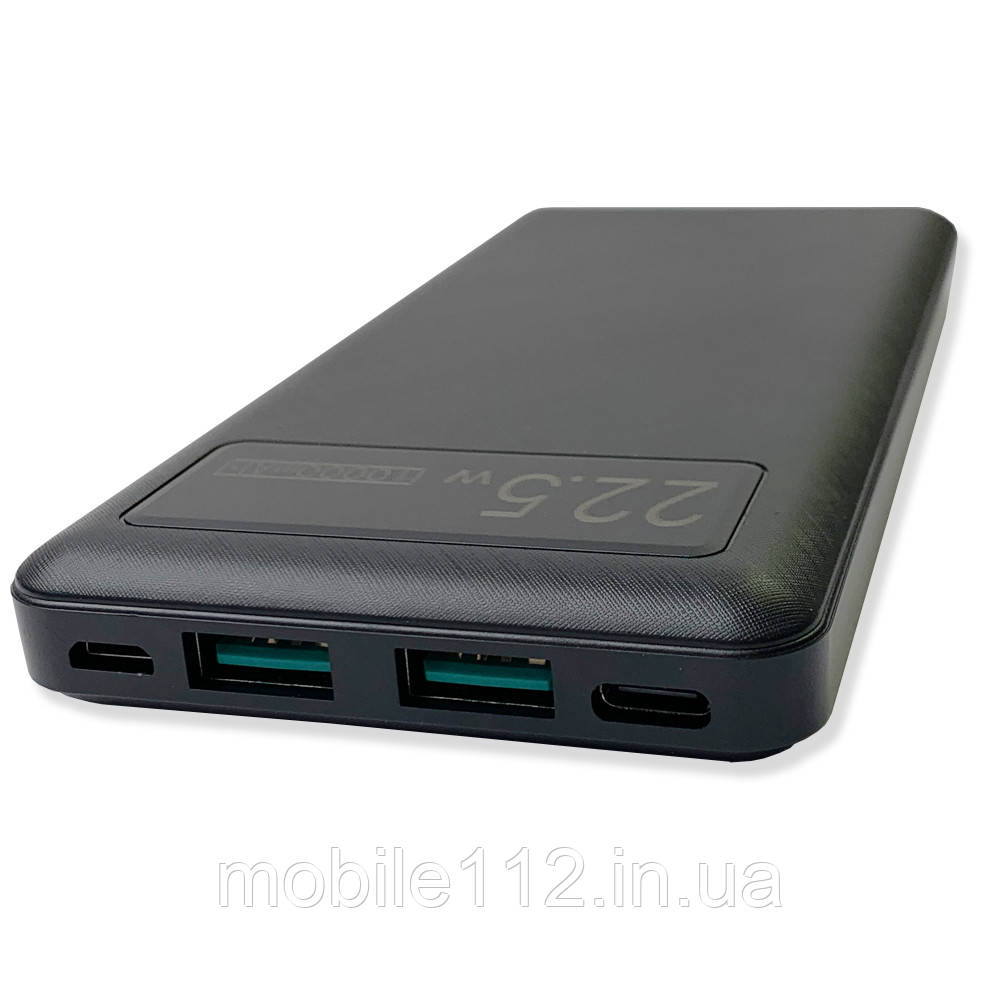 Power Bank Павербанк WUW Y101 22.5 W 10000 mAh Fast Charge Чорний