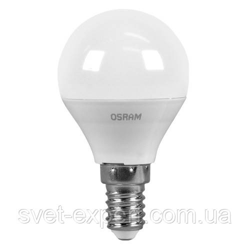 Лампа OSRAM LS CLP40 5,4 W/830 220 240V FR E14 куля матовий