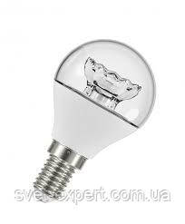 Лампа OSRAM LS CLP40 5,4 W/830 230V CL E14 куля прозора
