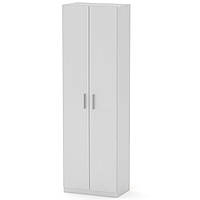 Узкий шкаф для спальни Компанит Шкаф-11 альба (белый) KT, код: 6540660