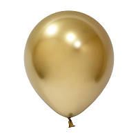 Латексна кулька Balonevi золота  (H22) хром 18" (45см) 1шт.