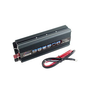 Інвертор 12 220, перетворювач напруги 1500W SSK AC/DC 12V