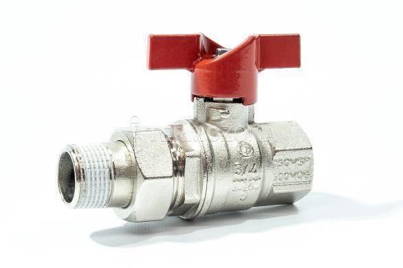 Кран кульовий для води (американка) 1 1/4", фото 1