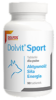 Витамины Долвит Спорт Dolfos для активных, спортивных собак, 90 таблеток