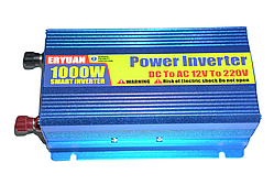 Перетворювач напруги інвертор Eryuan 1000W DC/AC 12V-220V Blue (3_02574)