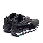 Теплі зимові черевики кросівки чоловічі з натуральної шкіри Puma BMW MotorSport черевики з підкладкою з натурального хутра, фото 6