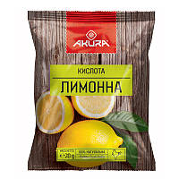 Лимонная кислота Akura 20 г UK, код: 7936734