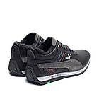 Шкіряні чоловічі теплі зимові черевики з натуральним хутром Puma BMW MotorSport зимові спортивні кросівки, фото 5