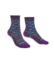 Носки Bridgedale Hike LW Endurance Ankle Wmn Pattern Purple Aqua S (1053-710097.125.S) GB, код: 7930239