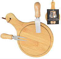 Набор для нарезки сыра LineaG Cheese Board Set 4383 EV, код: 2552632