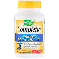 Мультивитамины для диабетиков Nature's Way Diabetic Multi-Vitamin 90 таблеток (NWY14924) SB, код: 1724697