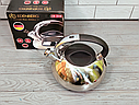 Чайник зі свистком із неіржавкої сталі 3 л Edenberg EB-3538/Чайник для плити, фото 3