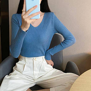 Трикотажна кофтинка в рубчик